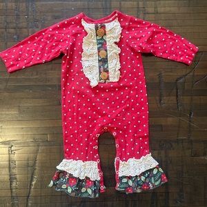Ricrac & Ruffles romper
